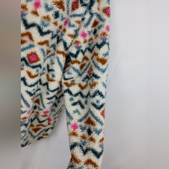 2/$30 EDDIE BAUER Cozy Multicolor Fleece Pullover (#1,250) - Picture 4 of 8